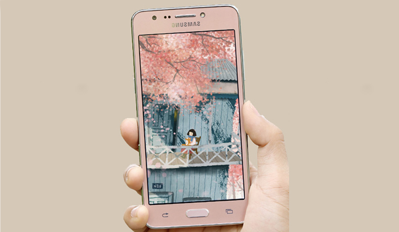 Điện thoại Samsung Galaxy J2 Prime G532 màu hồng dịu dàng