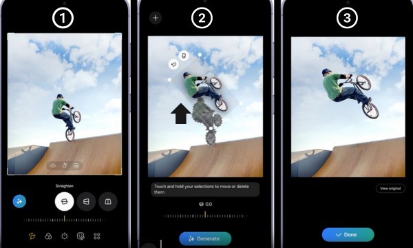 Điện thoại Samsung Galaxy S24 Plus - Xoay ảnh, di chuyển vật thể trong ảnh