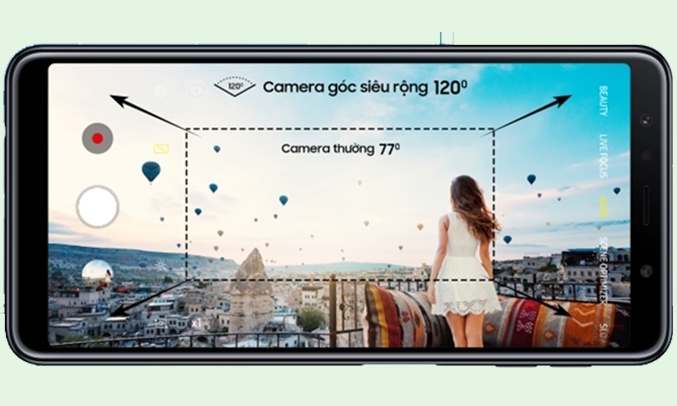 Samsung Galaxy A7 (2018) màu vàng màn hình 6.0 inch