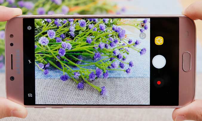 Điện thoại Samsung Galaxy J7 Pro bắt chụp hình ảnh tự sướng đẹp hoành tráng