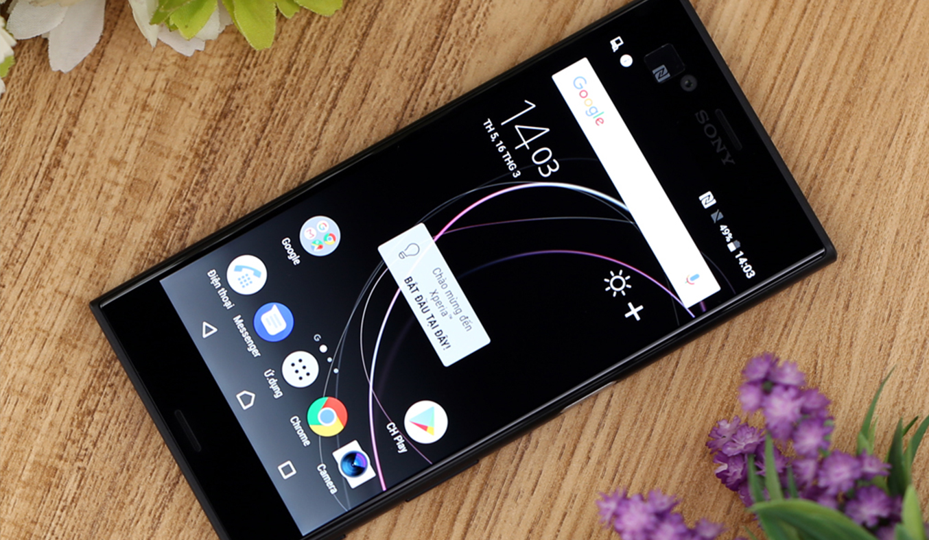 Điện thoại Sony Xperia XZs màu đen hiện đại