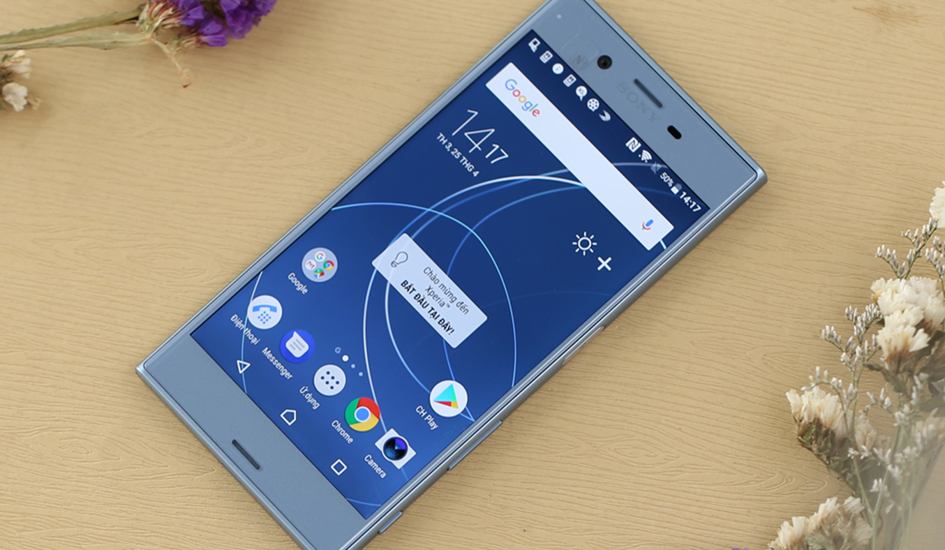Điện thoại Sony Xperia XZs màu xanh hiện đại