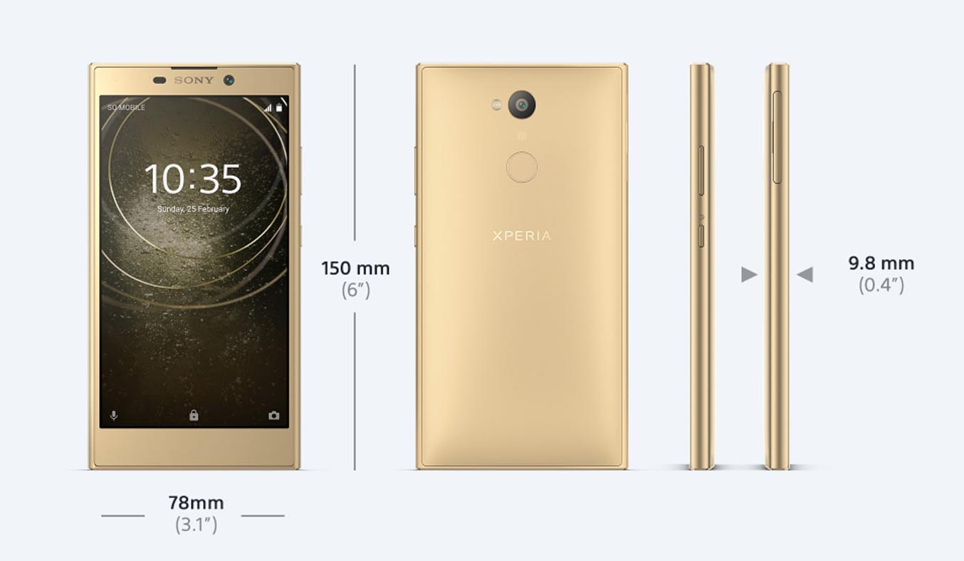 Điện thoại Sony Xperia L2 cấu hình mạnh mẽ