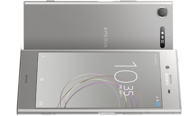 Điện thoại di động Sony Xperia XZ1 màu bạc hệ điều hành hiện đại