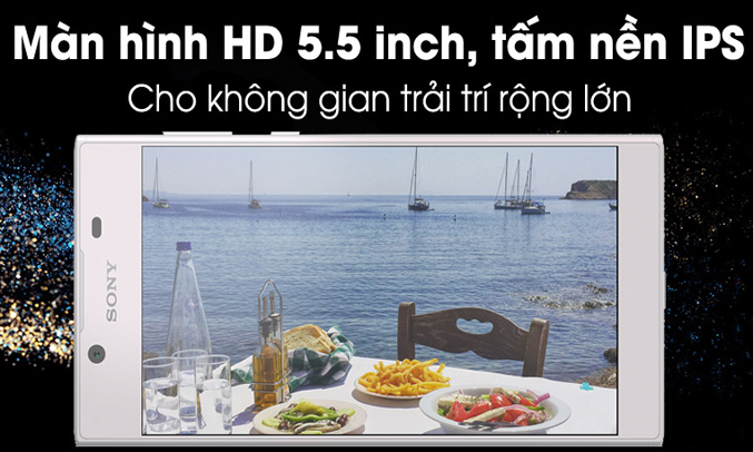 Điện thoại Sony Xperia L1 có màn hình 5.5 inch