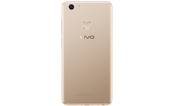 Điện thoại di động Vivo V7 Plus vàng cảm biến vân tay nhạy