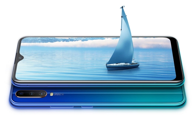 Điện thoại Vivo Y12 Đỏ mận màn hình tràn Halo