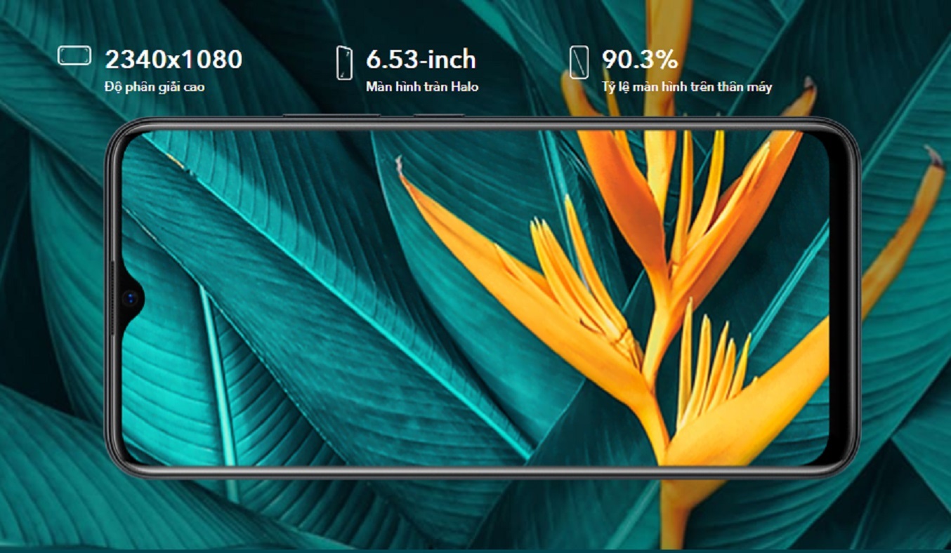 Điện thoại Vivo Y19 Đen Phong Vân