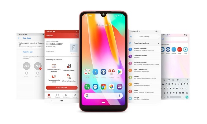 Điện thoại Vsmart Star Cam San Hô