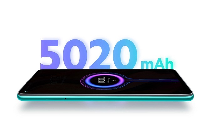 Điện thoại Xiaomi Redmi Note 9 4GB/128GB Trắng - Dung lượng pin 5020mAh