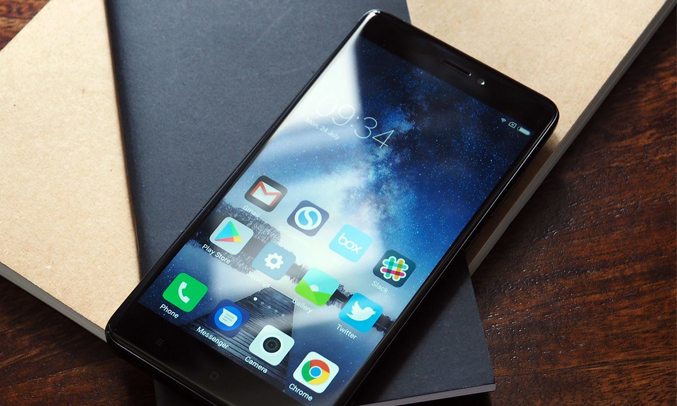 Điện thoại di động Xiaomi Redmi Note 4 màu đen camera chụp hình ấn tượng