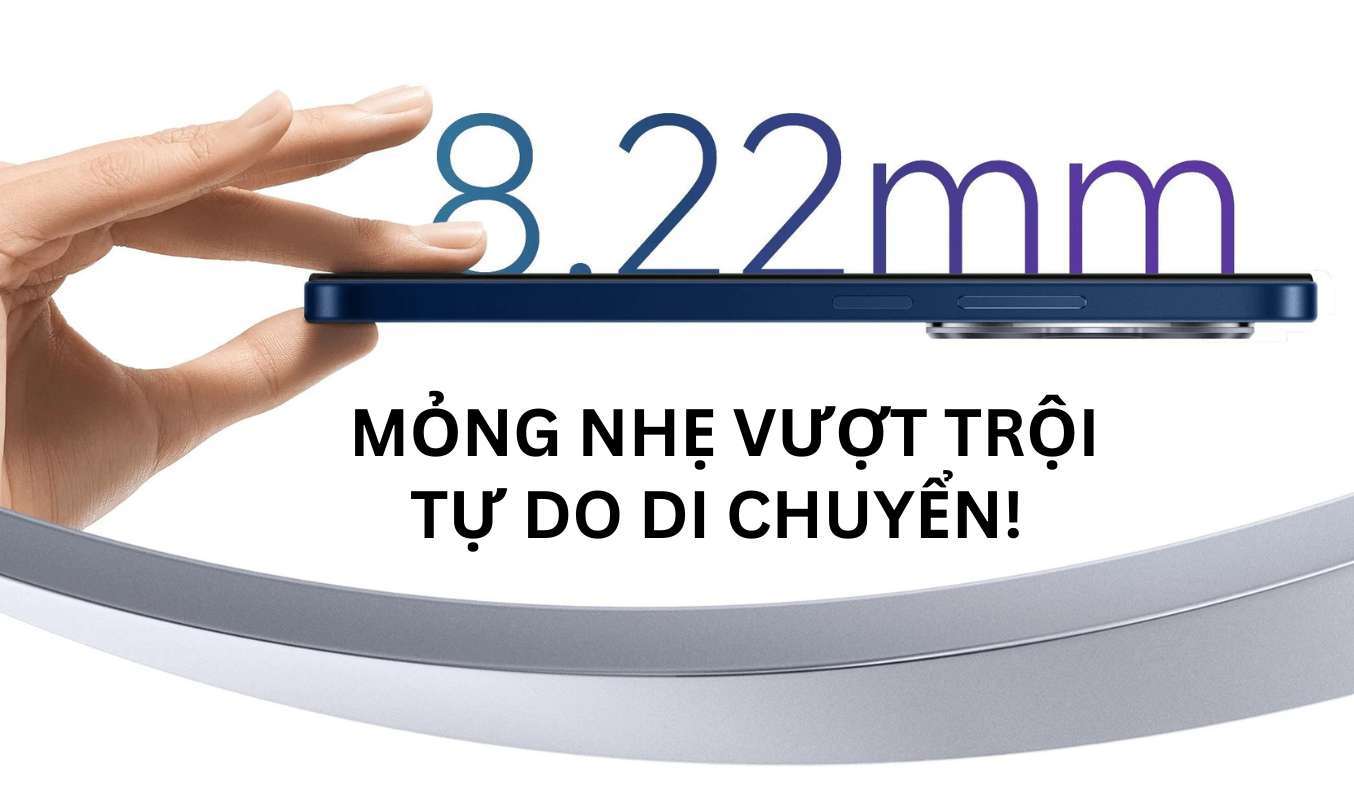 Điện thoại Xiaomi Redmi 14C mỏng nhẹ