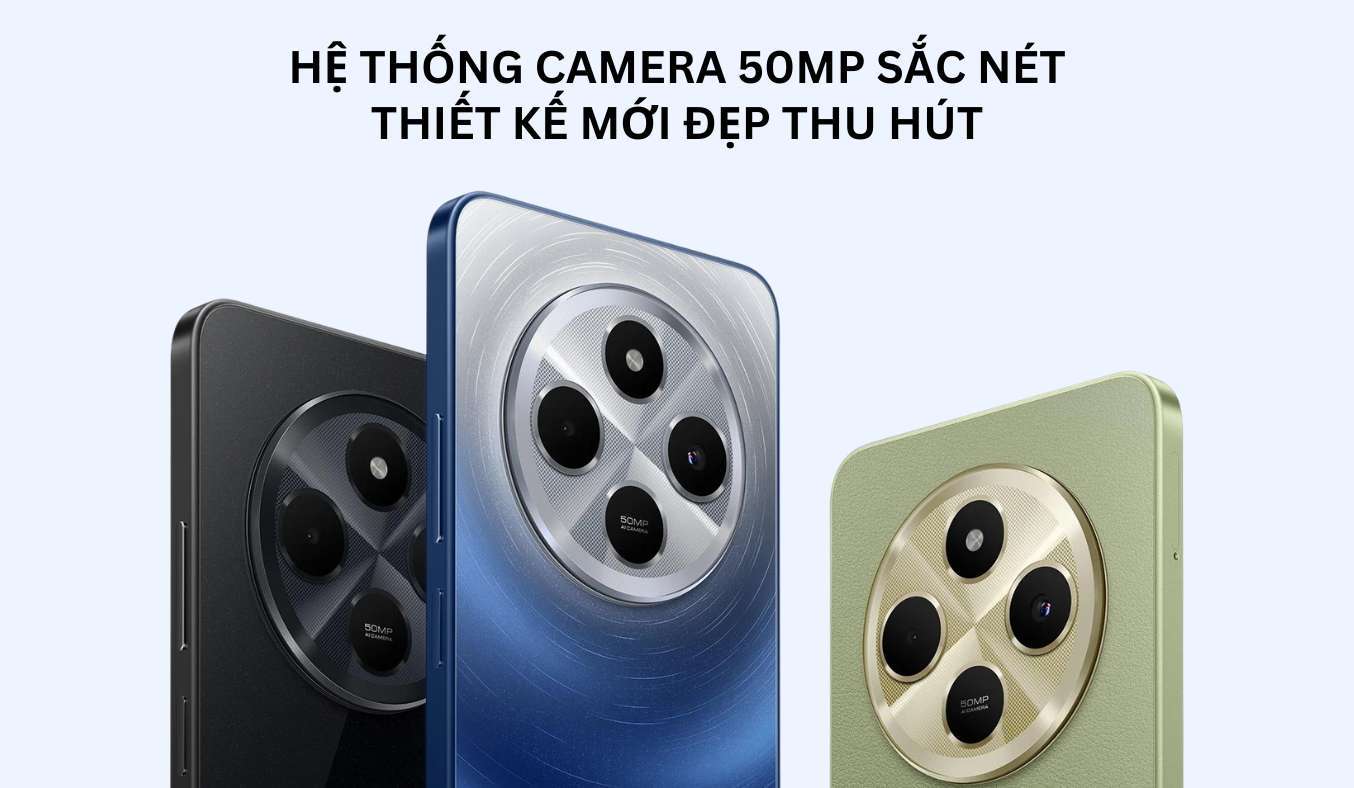 Điện thoại Xiaomi Redmi 14C nhiều công nghệ tiên tiến