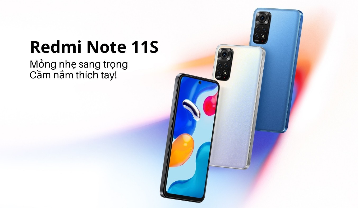 Điện thoại Xiaomi Redmi Note 11S 8GB/128GB Xanh Dương màu sắc độc đáo