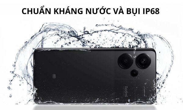  Điện thoại Xiaomi Redmi Note 13 Pro Plus 5G có khả năng chống nước