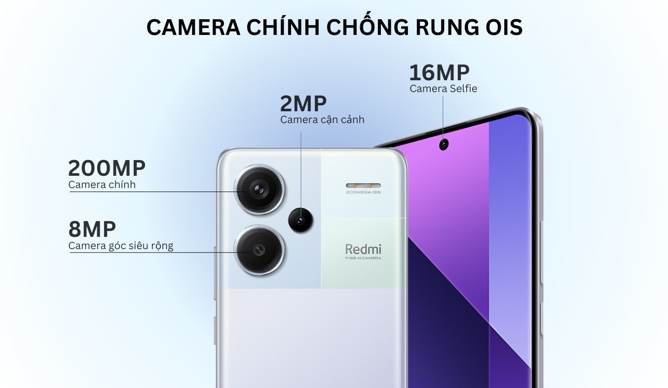 Điện thoại Xiaomi Redmi Note 13 Pro Plus 5G nhiều công nghệ tiên tiến