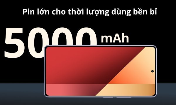 Điện thoại Xiaomi Redmi Note 13 Pro 4G dung lượng pin cao