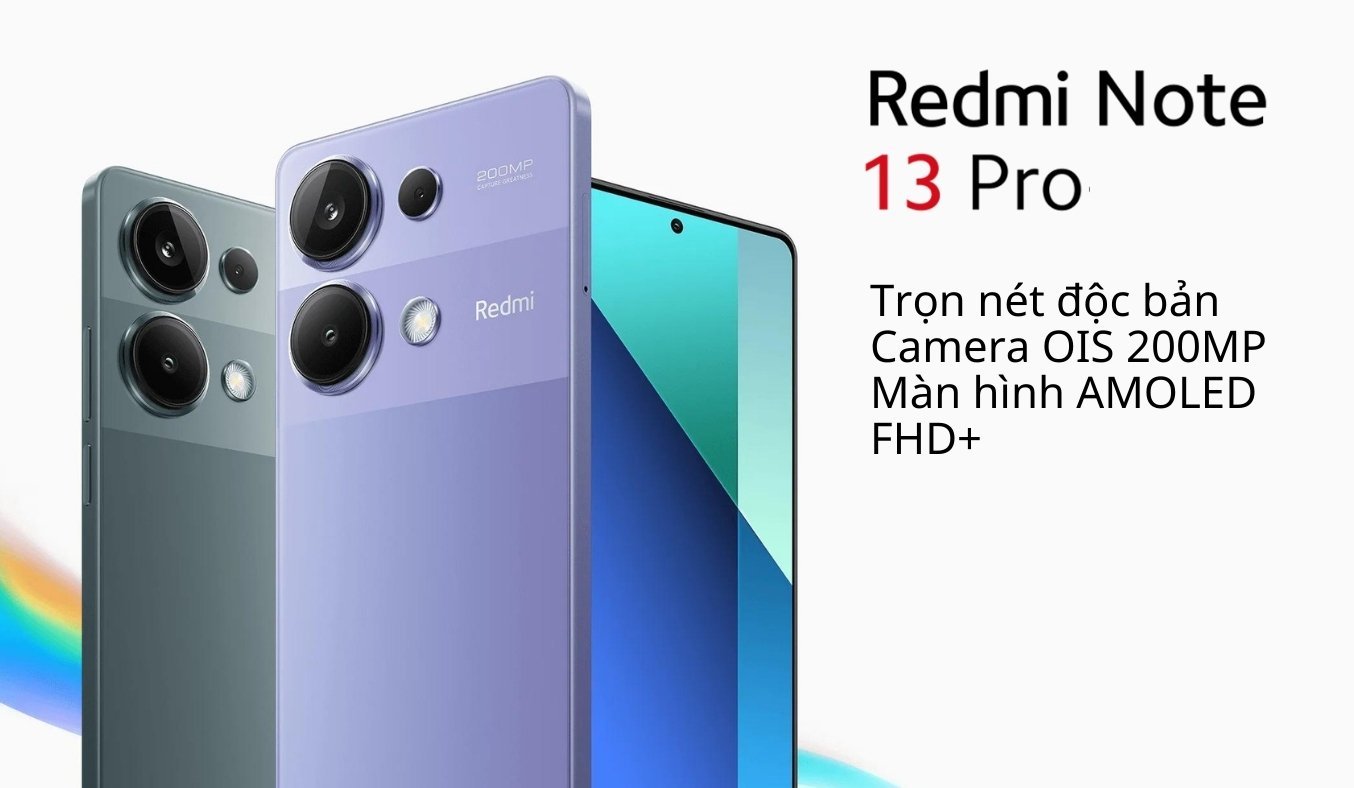 Điện thoại Xiaomi Redmi Note 13 Pro 4G chụp hình đẹp