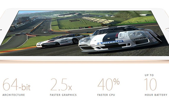 iPad Air 2 Wifi Cellular 64GB mạnh mẽ với bộ vi xử l&yacute; A8X 64 BIT thế hệ mới