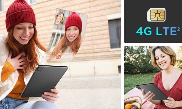 Máy tính bảng TCL Tab 10 Gen 2 LTE - Chụp ảnh và video call rõ nét