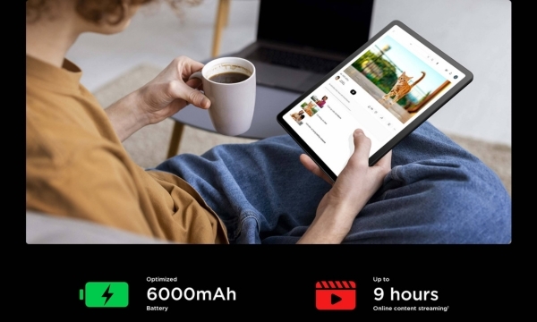 Máy tính bảng TCL Tab 10 Gen 2 LTE - Dung lượng pin bền bỉ