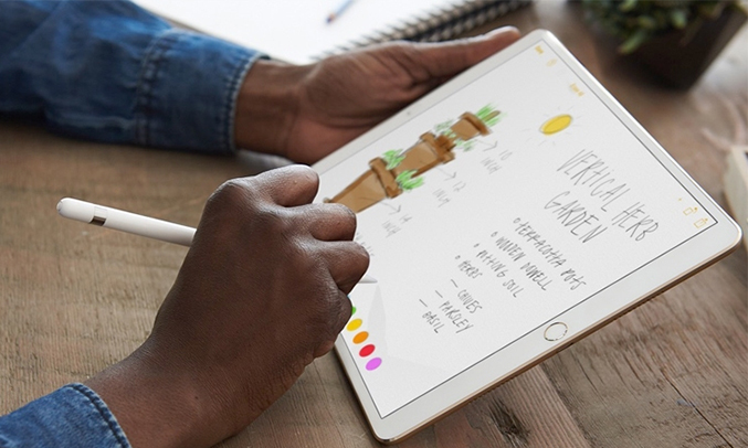 Máy tính bảng 10.5 Wifi 64GB (2017) Gold hiện đại