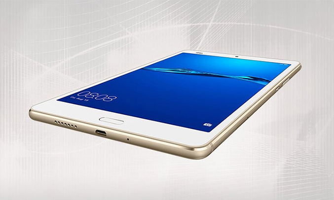 Máy tính bảng Huawei Mediapad M3 (2017) vàng hiển thị sắc nét
