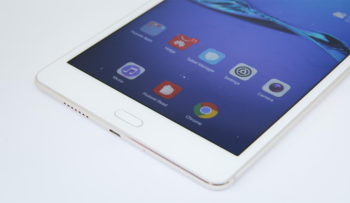 Máy tính bảng Huawei Mediapad M3 (2017) vàng thon gọn