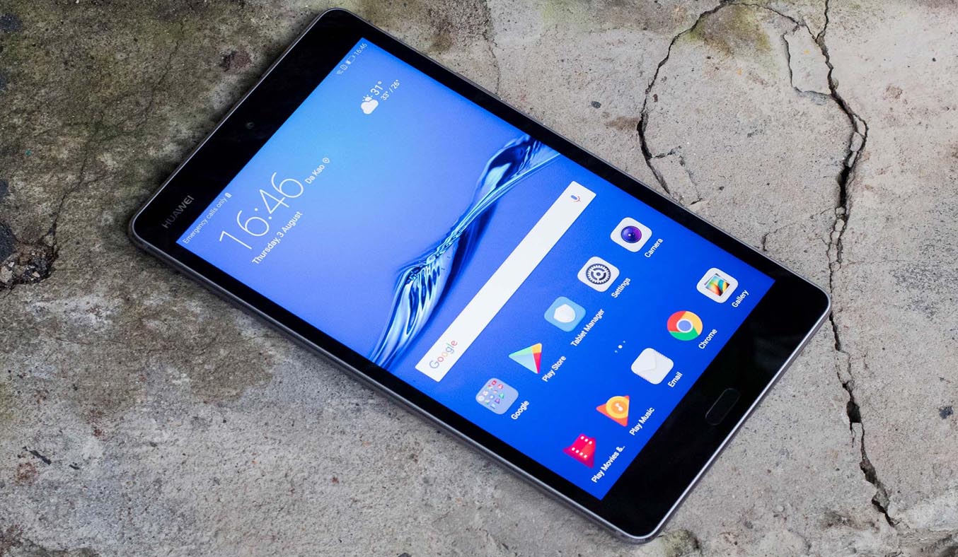 Máy tính bảng Huawei Mediapad M3 (2017) xám thon gọn