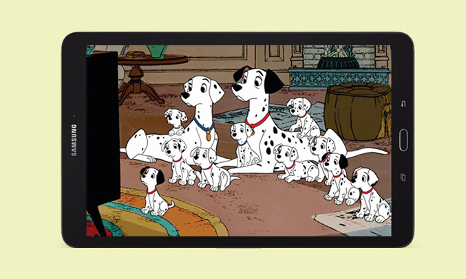Máy tính bảng Samsung Galaxy Tab E có thế giới giải trí