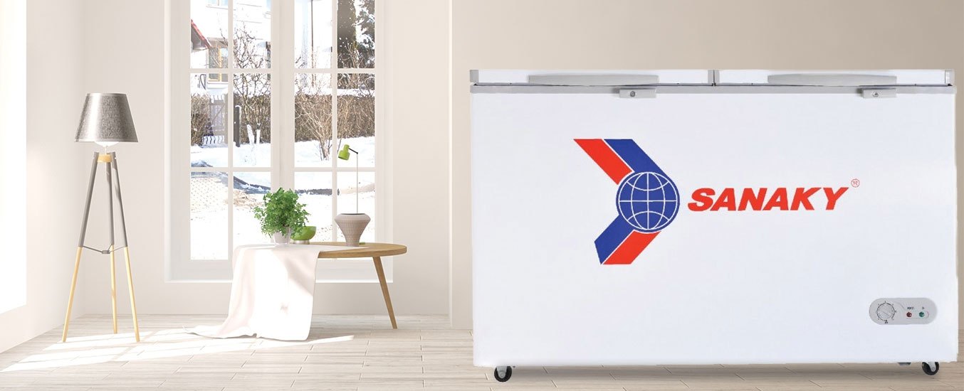 Tủ đông Sanaky Inverter 270 lít VH 3699W3 thiết kế hiện đại