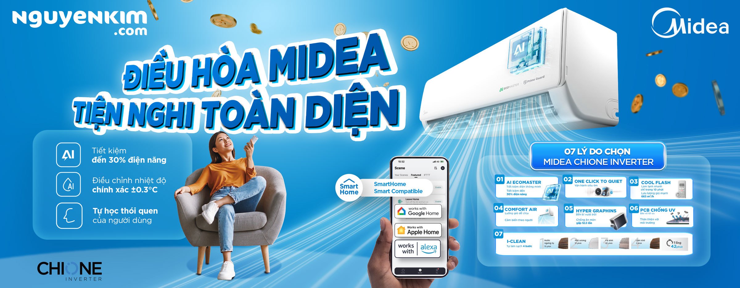 Cate banner - máy lạnh Midea