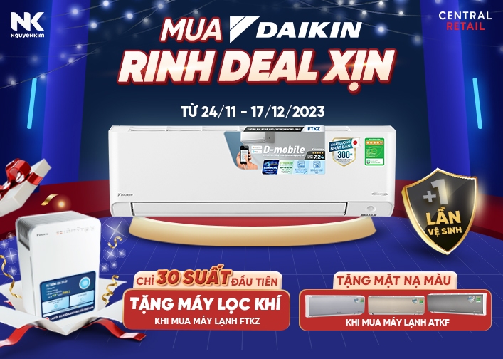 Mua Daikin, Rinh Deal Xịn - CLICK NGAY