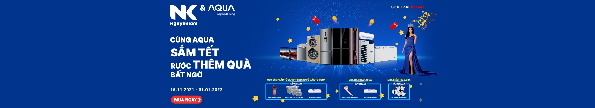 SẮM AQUA NHẬN QUÀ GIÁ TRỊ