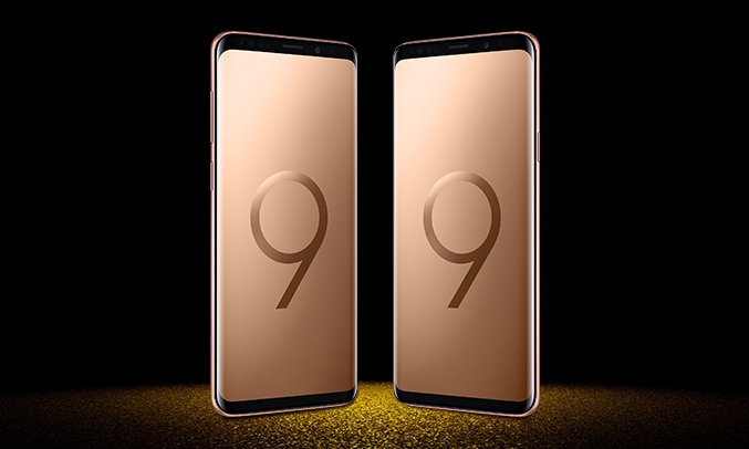 Samsung Galaxy S9 vàng hiệu suất mạnh mẽ