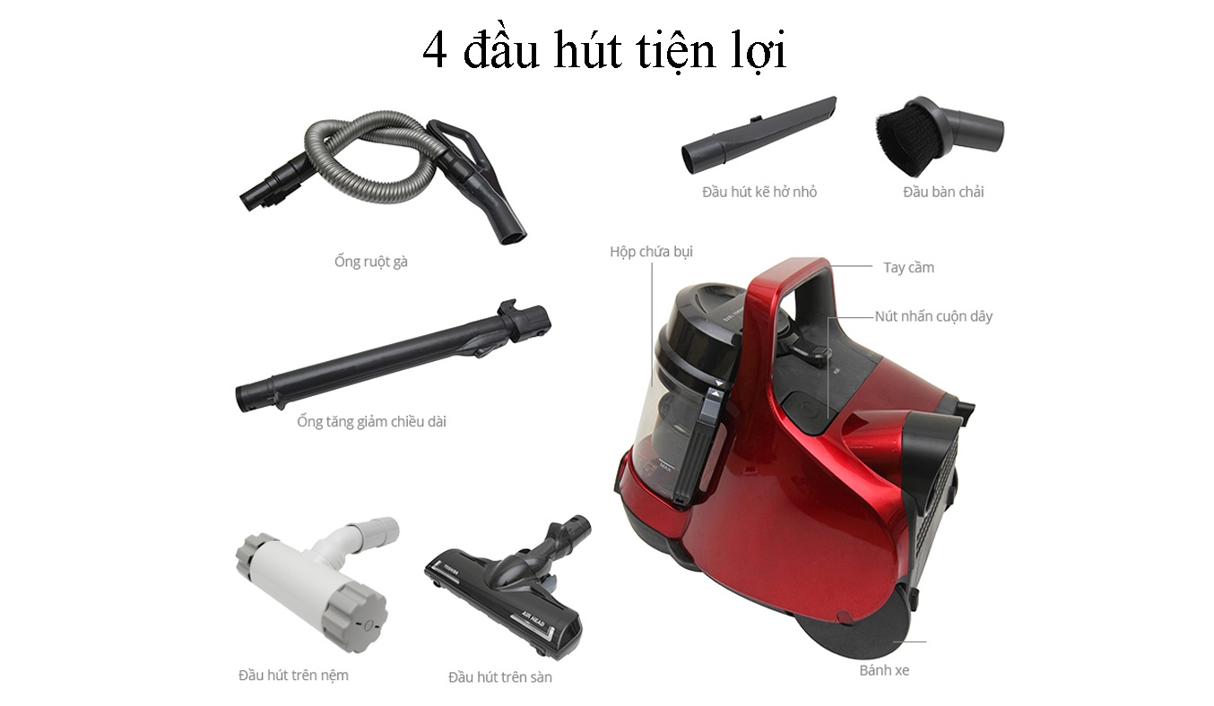 Máy hút bụi Toshiba VC-GC33CPV