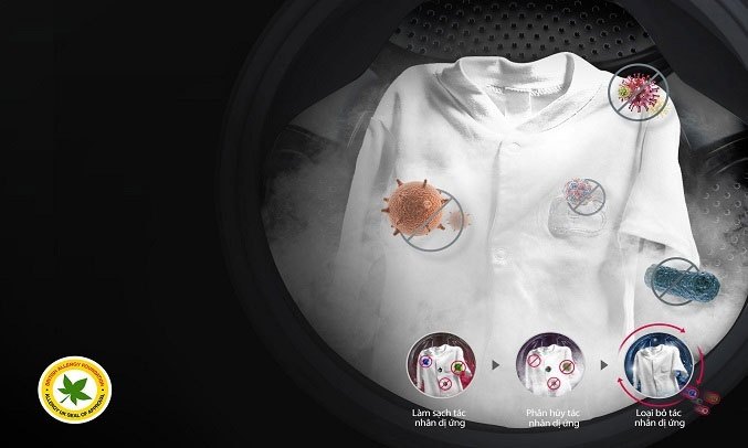 Máy giặt LG Inverter 9 kg FC1409S2W công nghệ hơi nước TrueSTeam