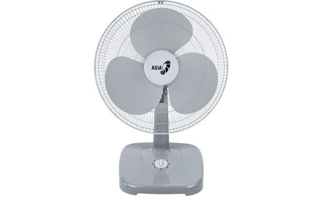 Quạt bàn Asia B16001 Xám thiết kế gọn đẹp