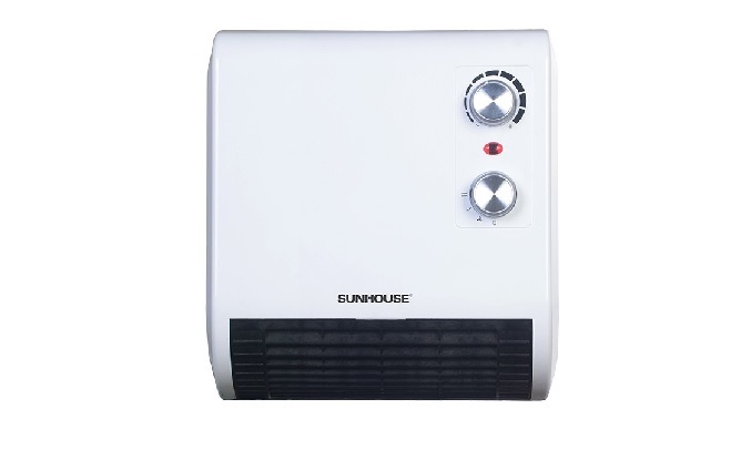 Quạt sưởi phòng tắm Sunhouse SHD3816W - An toàn tuyệt đối