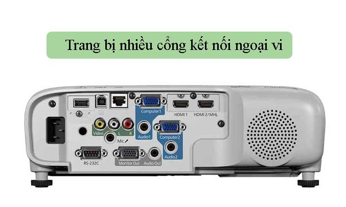 Máy chiếu Epson EB-970 Kết nối linh hoạt