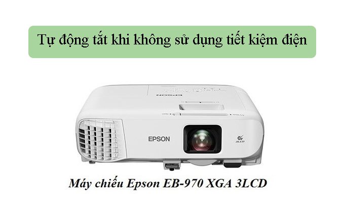 Máy chiếu Epson EB-970 Liên kết với điện thoại di động dễ dàng nhờ tính năng iProjection
