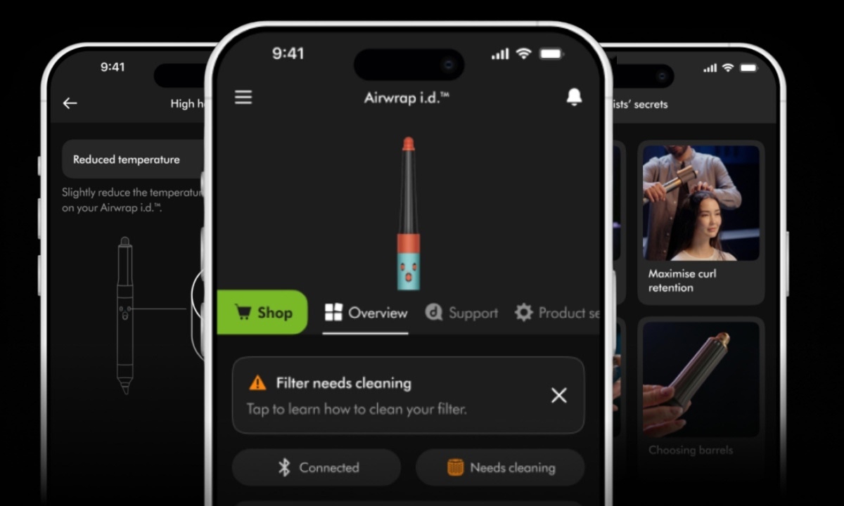 Máy tạo kiểu tóc Dyson Airwrap Straight+Wavy HS08 (Ceramic pink/Rose gold)