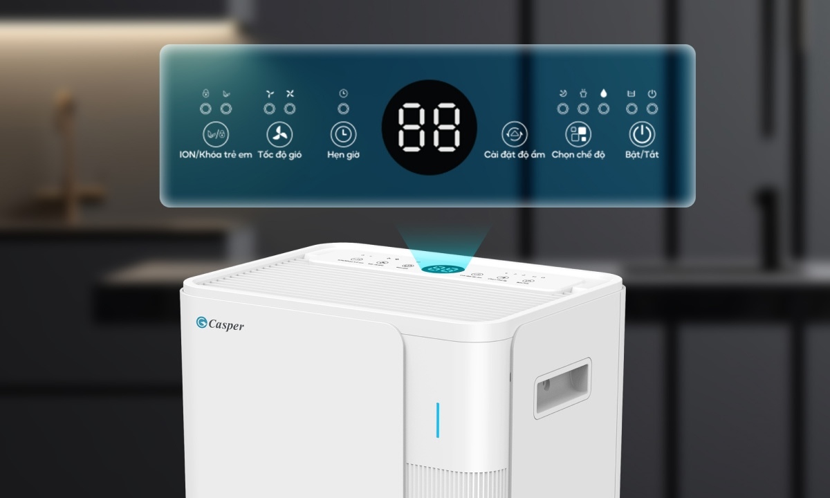 Máy hút ẩm Casper 20 lít DE-20L1