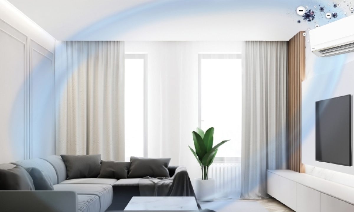 Máy lạnh Panasonic Inverter 1 HP CU/CS-XZ9ZKH-8 khả năng khử mùi, kháng khuẩn