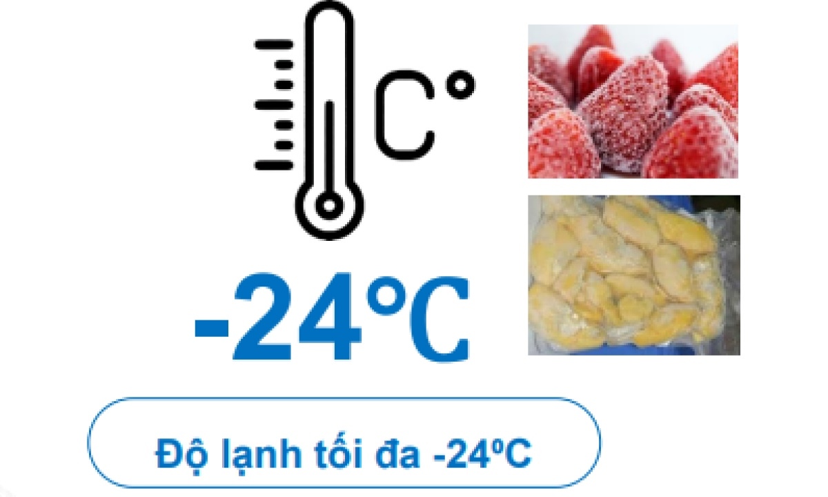 Cấp đông nhanh, giữ trọn vị tươi ngon