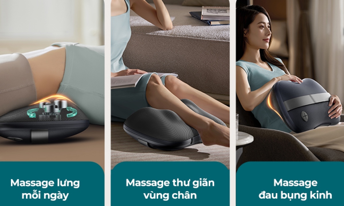 Đa chế độ massage linh hoạt theo nhu cầu