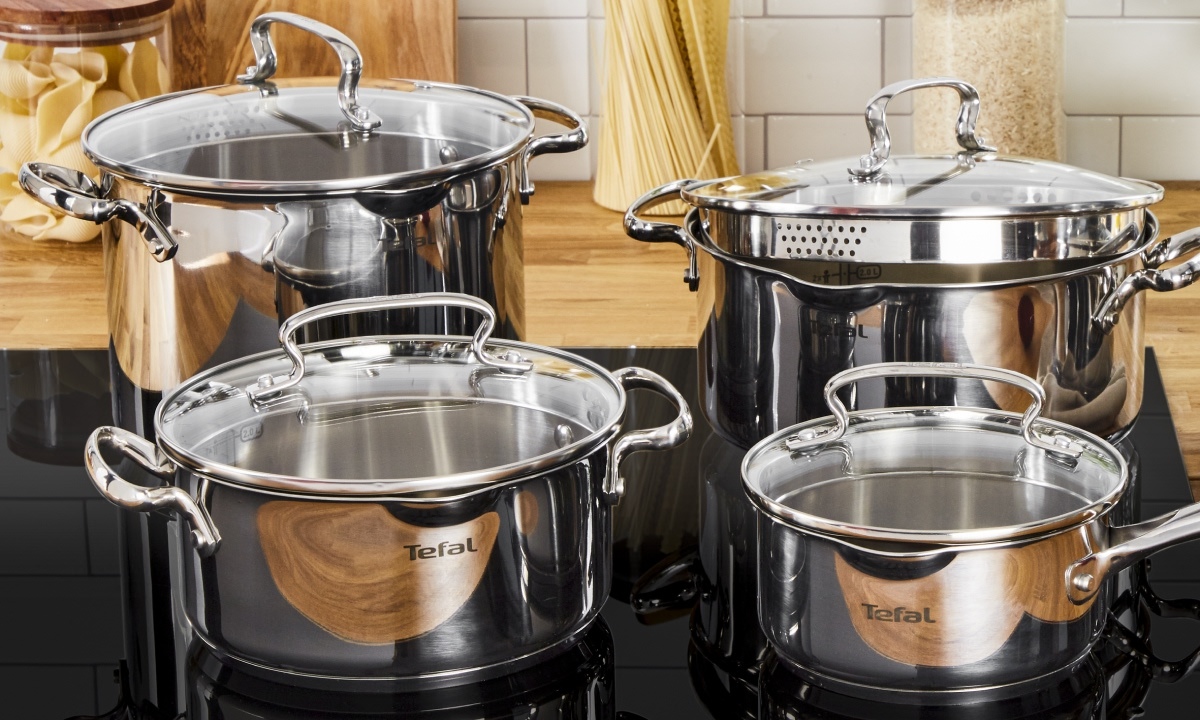 Bộ 5 nồi inox cao cấp Tefal Duetto Plus G719SA55
