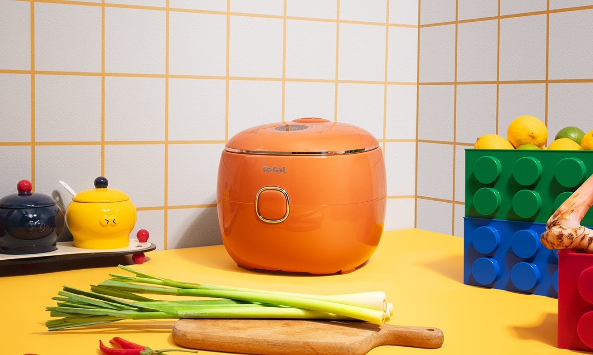 Nồi cơm điện tử mini Tefal 0.7 lít RK535