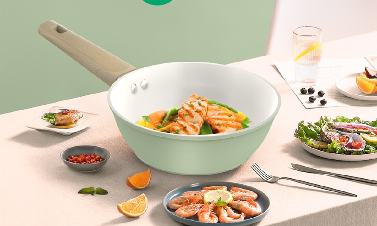 Chảo phủ sứ Nano đáy từ Sunhouse Healthy 20 cm SHG20MT1