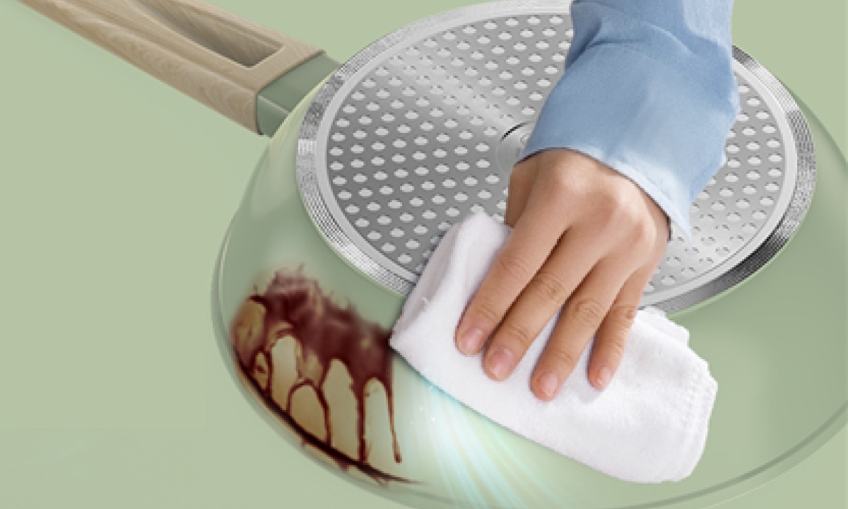 Chảo phủ sứ Nano đáy từ Sunhouse Healthy 20 cm SHG20MT1